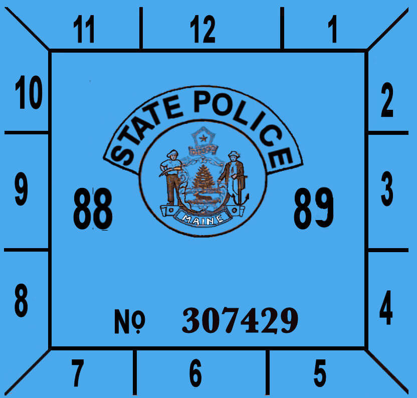 (image for) 1988-89 Maine inspection sticker